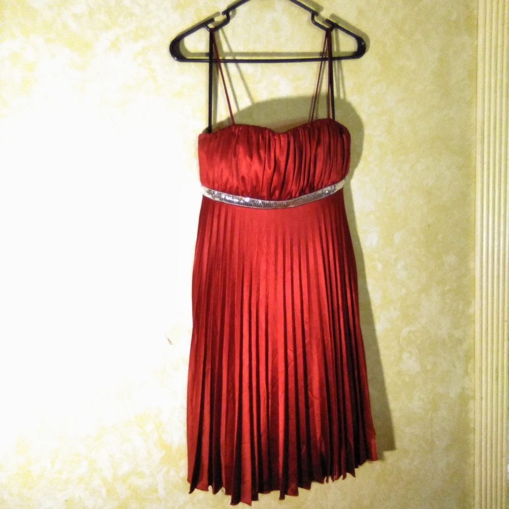 Dress, Split Decision, Large, Red